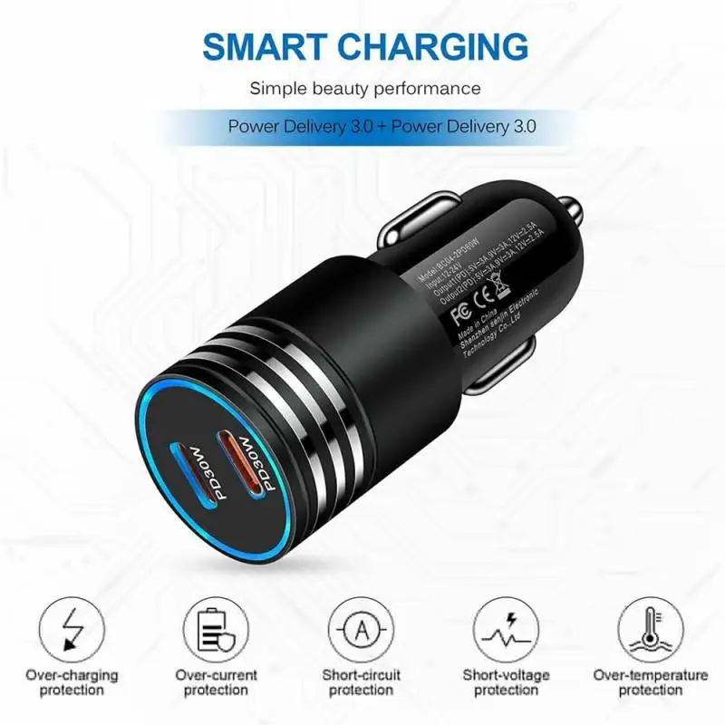 Car Charger Compatible Safety Low Temperature High Quality Efficient Intelligent Low Temperature Charger Environmental Friendly