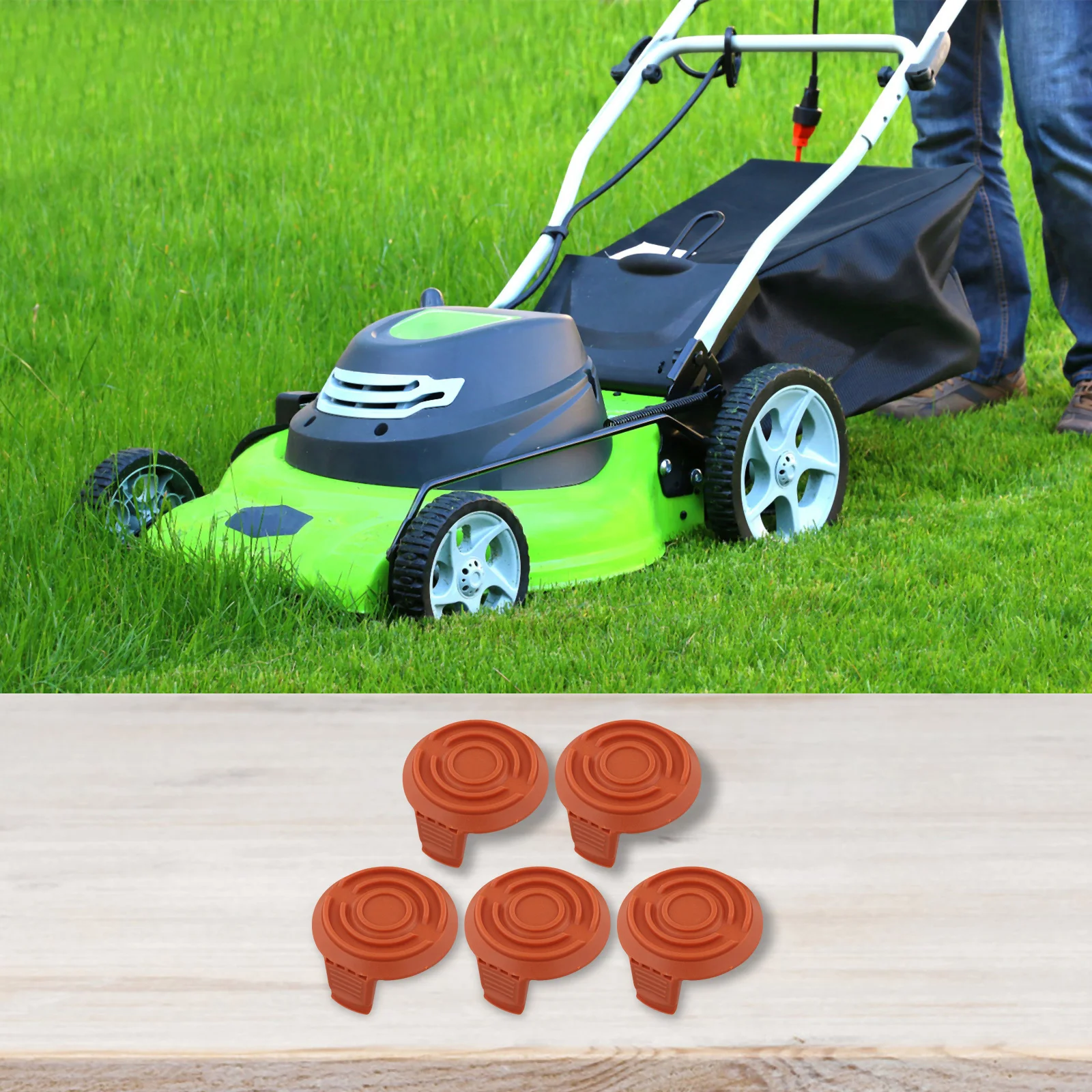 For Cordless for trimmers Easy Installation Cap Cordless Trimmer Covers User-Friendly Installation for value Pack Of 5