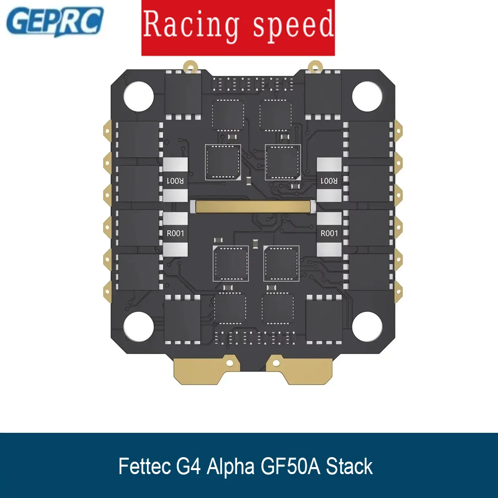 GEPRC Fettec G4 Alpha GF50A FPV Stack G473 Flight Controller FETTEC S2M Dshot2400 GF50A 4IN1 ESC for FPV Freestyle Drone Model