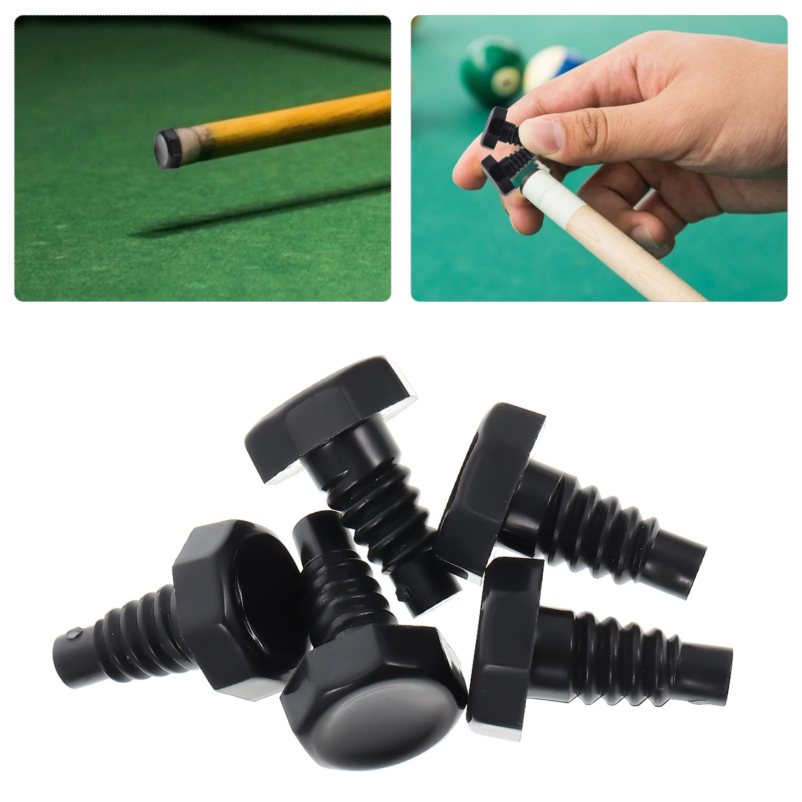 Cue Billiard Pool Tips Bottom Protector Replacement Rod Supplies Cover Tip Stick Covers Pad Grip Protection Plug Rubber Cues