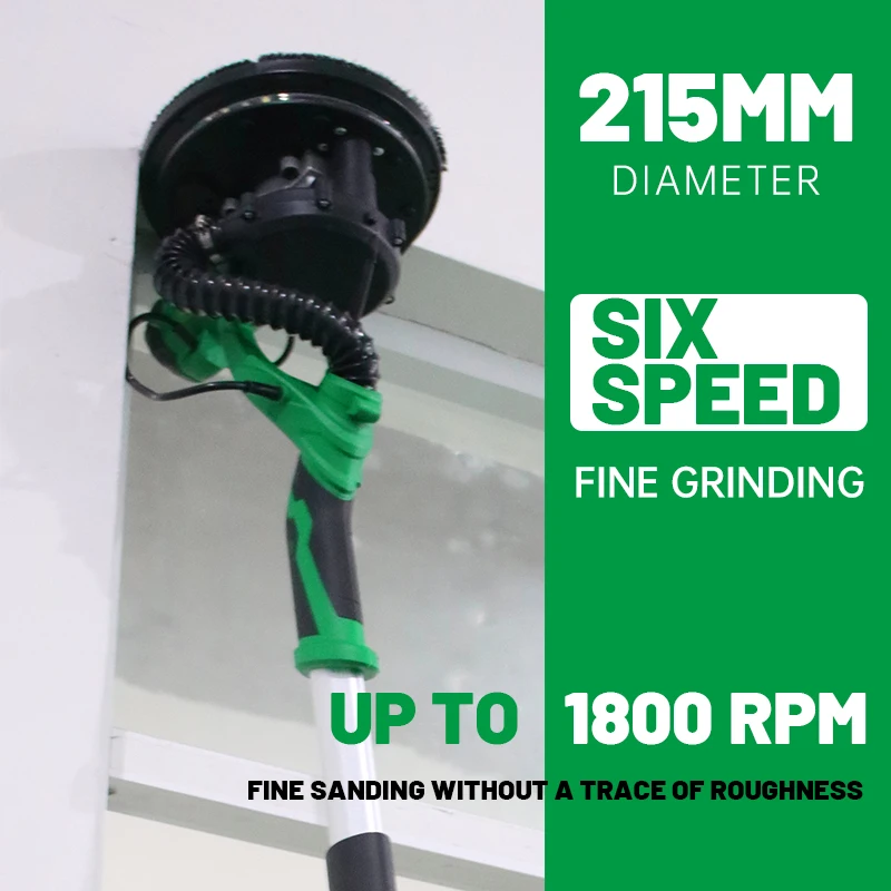 

NewBeat Electric Dry Polishing Sanders for Wall with Vacuum Variable Speed Self-suction Drywall Sander Machine