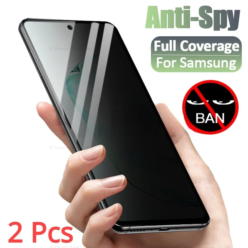 Anti Spy Tempered Glass For Samsung Galaxy A51 A71 A50 A21S A32 A22 A12 A52 A72 Screen Protector For Samsung A13 A23 A33 A53 5G