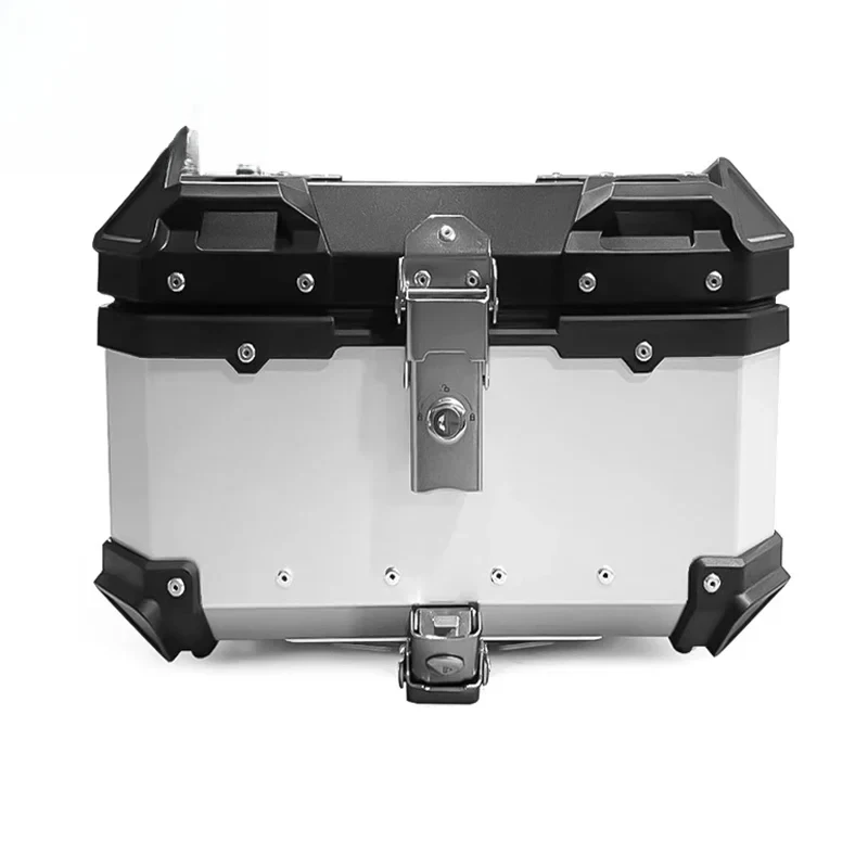 Sale Factory Hot Selling L Black+Silver F- Moto Aluminium Top Motorcycle Tail Box Small