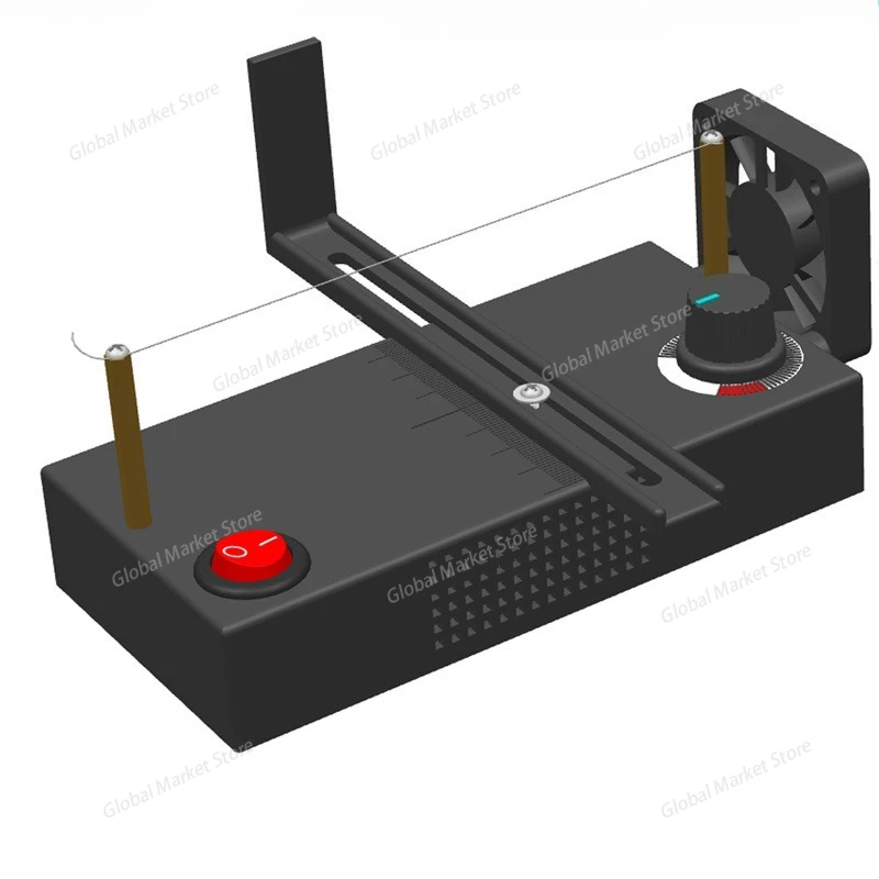 

Резак для терморезки ленты, вилка европейского стандарта 0-700 ℃ Регулируемый DIY веревочный ремешок, ручной режущий инструмент, электромеханический терморезак