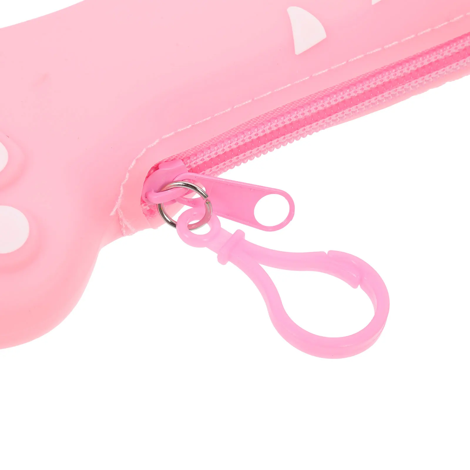 

2 Pcs Pencil Bag Cat Paw Case Kawaii Cartoon Storage Pouch Portable Stationery Organizer Cute Cases Student Use