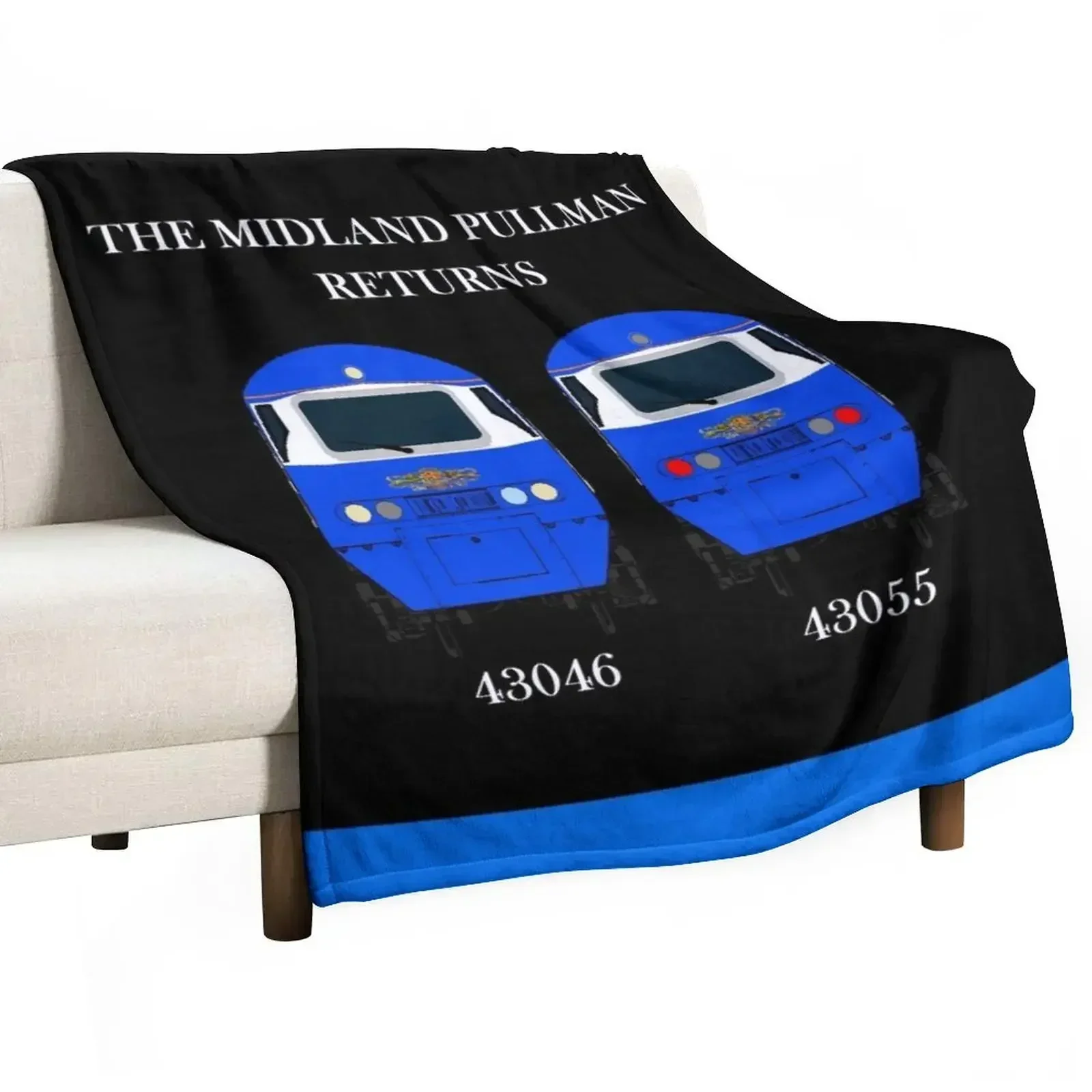 

BLUE MIDLAND PULLMAN HST Throw Blanket Bed linens valentine gift ideas cosplay anime Blankets