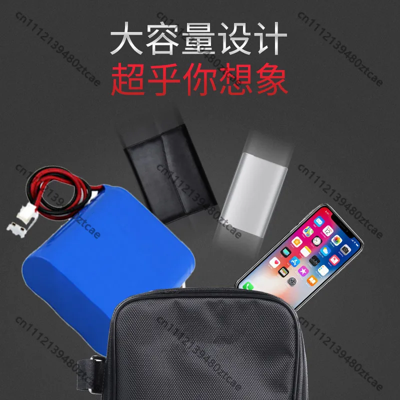 Waterproof Front Frame Hanging Bag Storage Pouch For Folding Bike MTB Lithium Battery Electric Scooter Cycling