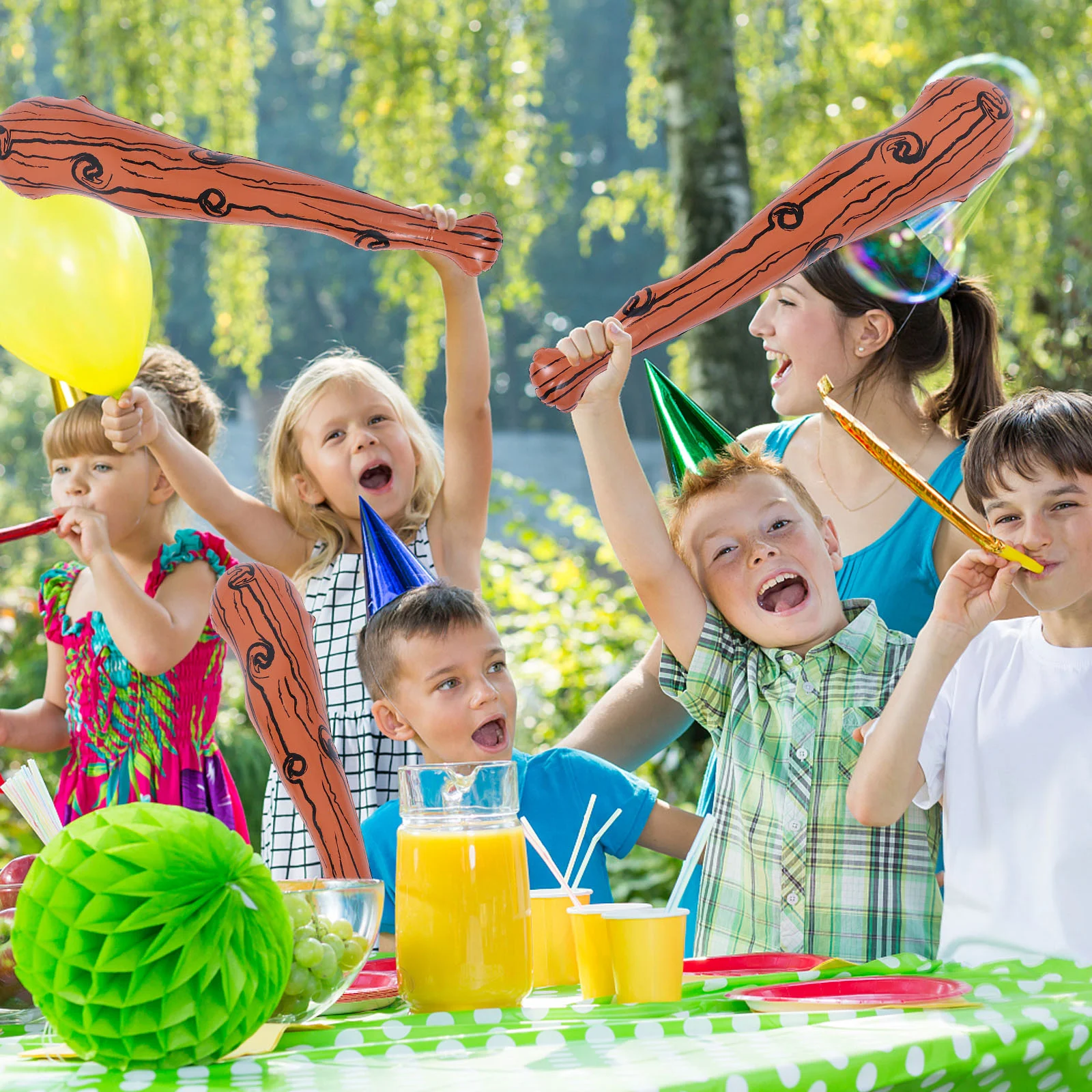 PVC-Baseballschläger, Sportspielzeug, Geburtstagsparty, Gastgeschenke, aufblasbar, für Kinder, Karneval