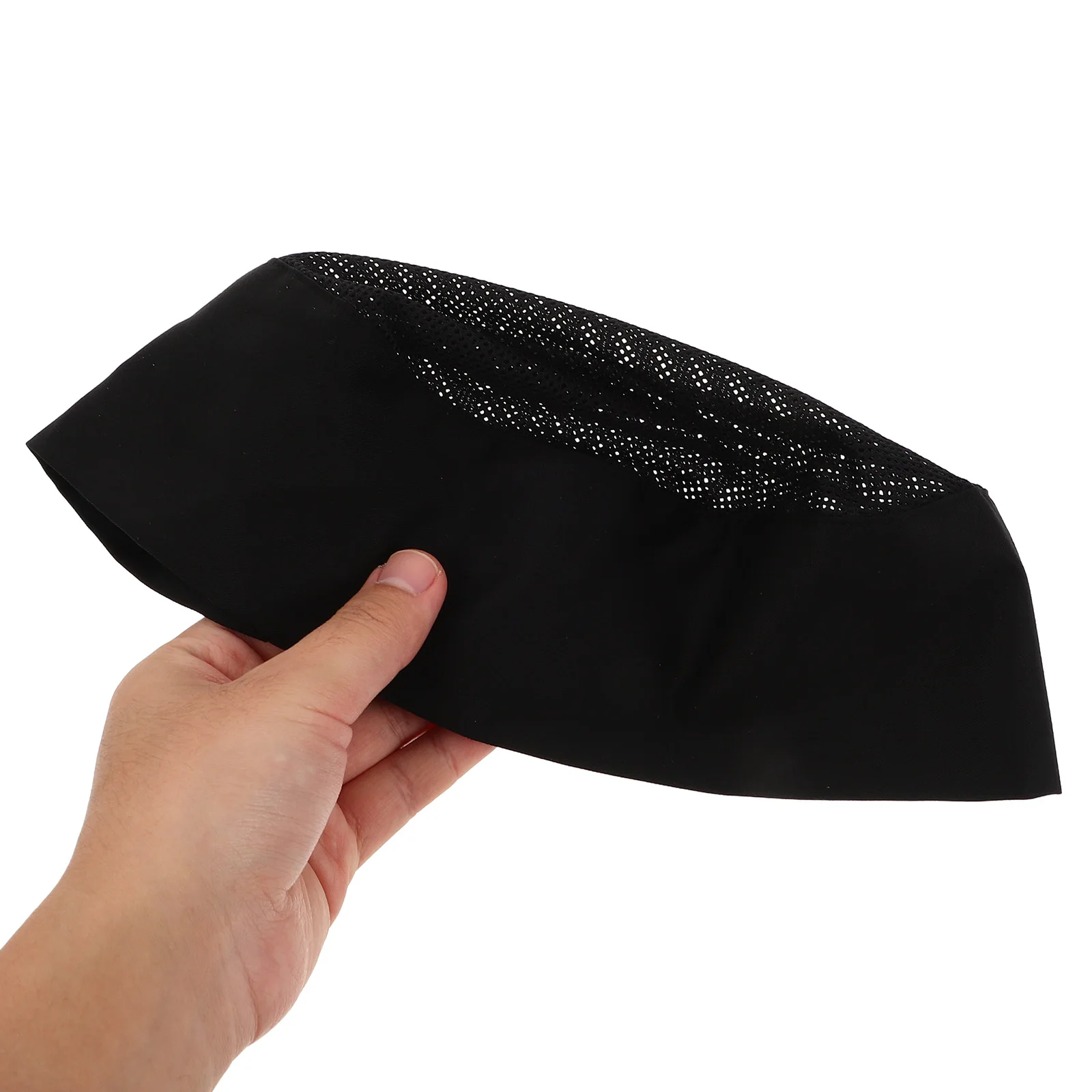 Chapéu de chef preto respirável algodão japonês estilo coreano cozinha gorro culinário crânio boné unissex padeiro para