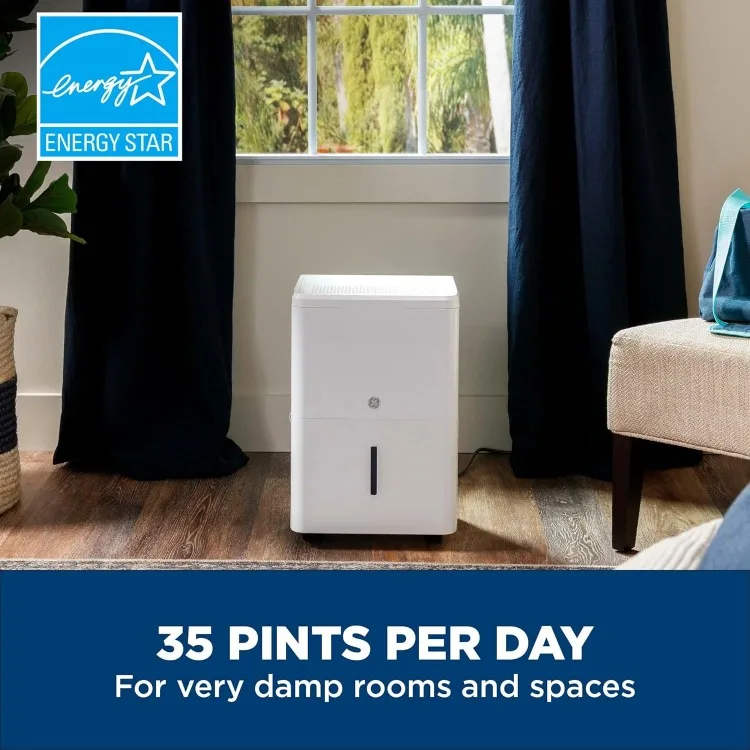 Star Portable Dehumidifier 35 Pint, Perfect for Bedroom, Basement & Garage or Rooms up to 3000 Sq Ft, Ideal for High Humidity