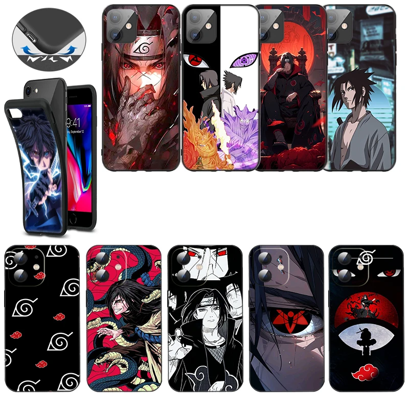 D15 S-Sasukes Anime I-itachis Soft Silicone Case for Moto Edge 20Lite G40 G41 G51 G22 G71 5G G9 Play G20 G100 Caver