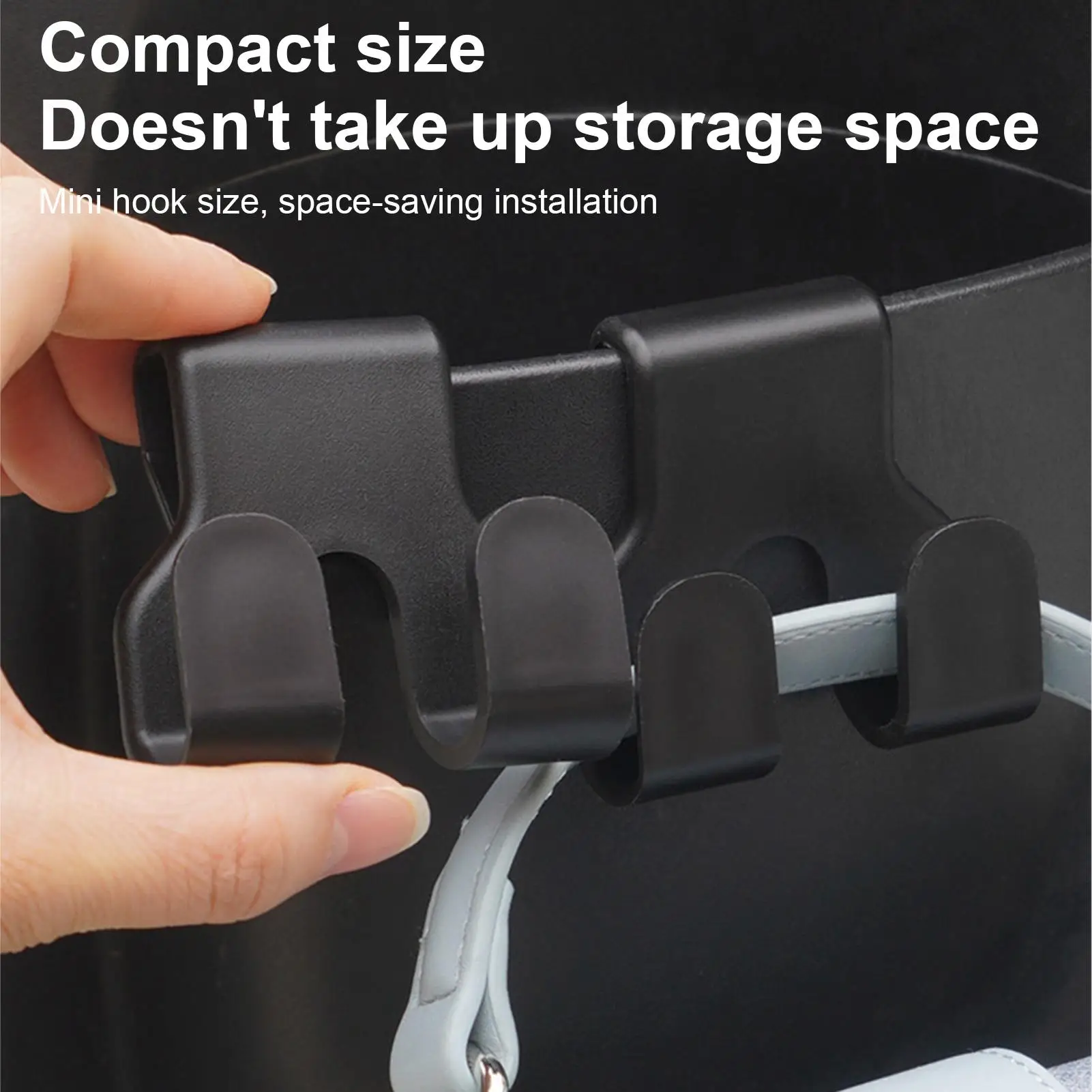 Electric Vehicles Box Hanger Organizer Space-Saving Motorcycle Storage Hook Double-Hanger Universal Helmet/Luggage Bags Holding view 2