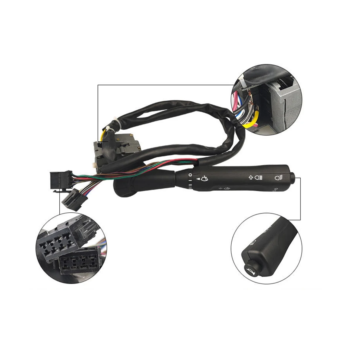 

6555400045 Car Steering Column Switch Combination Switches for Mercedes Benz SK/MK/NG-Series 4.61409 24V