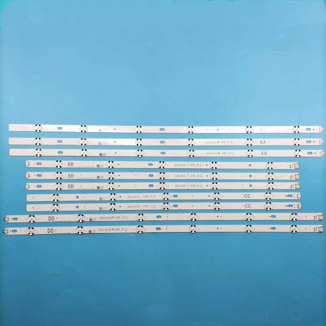 Bande de rétro-éclairage 11 pour LG TV 60 pouces, 60UJ6300 60UJ6050 60UJ634V Innotek 17Y 60 pouces _ A B C D