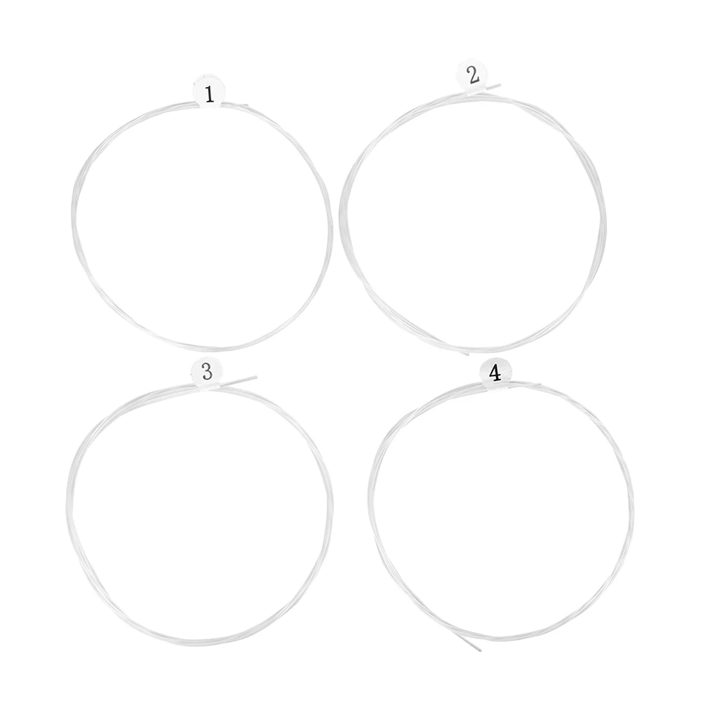 

4 Pcs Ukulele Strings Music Wire Replacement Part Nylon The Accessory Instrument