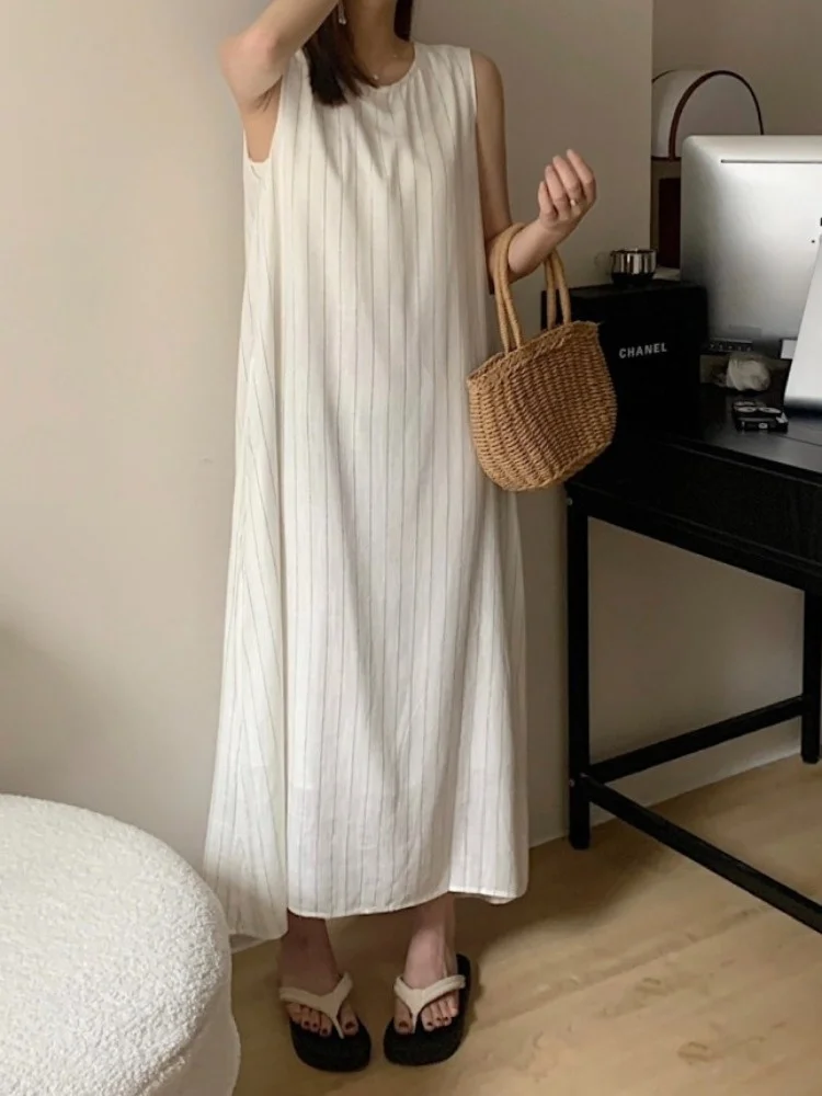 Gilet dritto Svel in cotone e lino artistico Dr Gonna casual coreana Sle autunno inverno primavera per donna