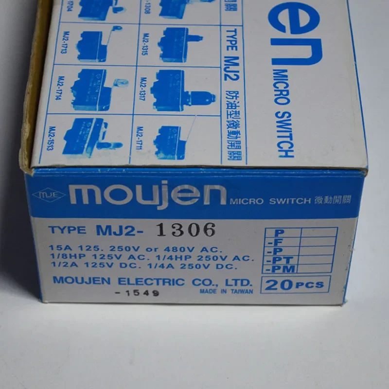 Microinterruttore TAIWAN Moujen MJ2-1306 nuovo e originale al 100%.