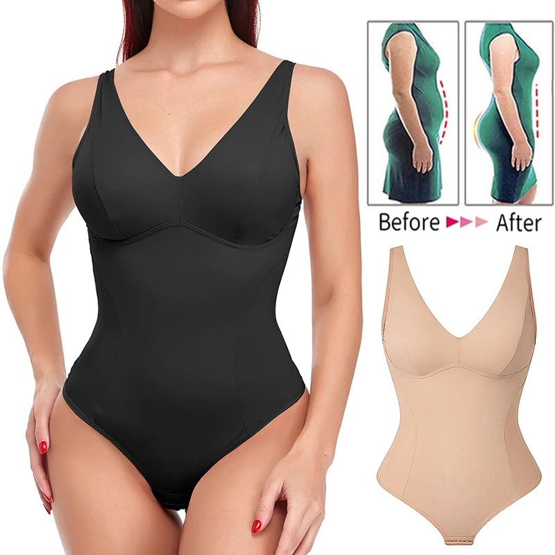 

Shapewear for Women Tummy Control Body Shaper Hook Open Bodysuits Waist Trainer Corset Fajas Colombianas