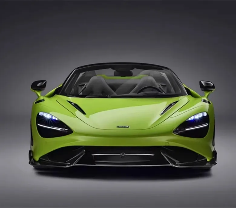 مناسبة لـ McLaren 720S تعديل ألياف الكربون 765LT طقم الجسم المصد الأمامي الجانبي تنورة المصد الخلفي الجناح الجبهة الحاجز. #4