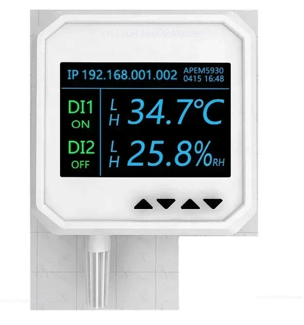 

Датчик температуры и влажности rs485 rj45 Ethernet веб-сервер iot регистратор данных влажности Poe сервер комнатный сетевой центр обработки данных