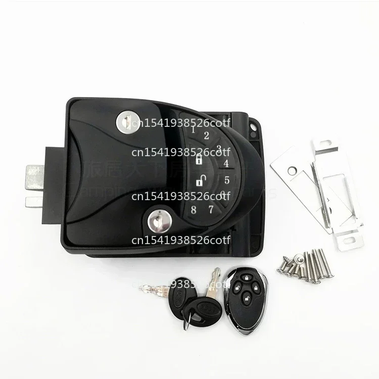 Middle door remote control lock, door combination lock, non-credit card lock
