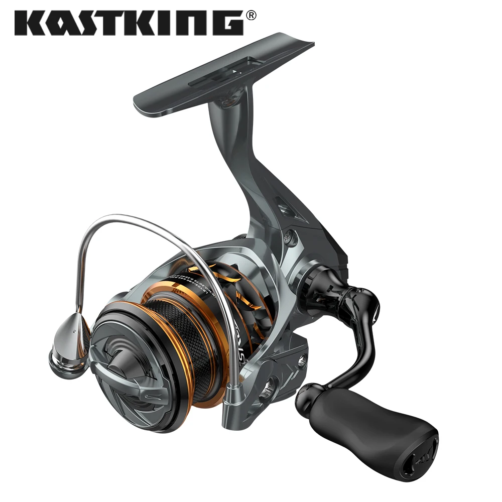 KastKing Kestrel 스핀 피네스 시스템 스피닝 릴, 최대 드래그 4.5kg, 10BB + 1RB, 6.2:1 기어비, 131g 무게 낚시 릴 