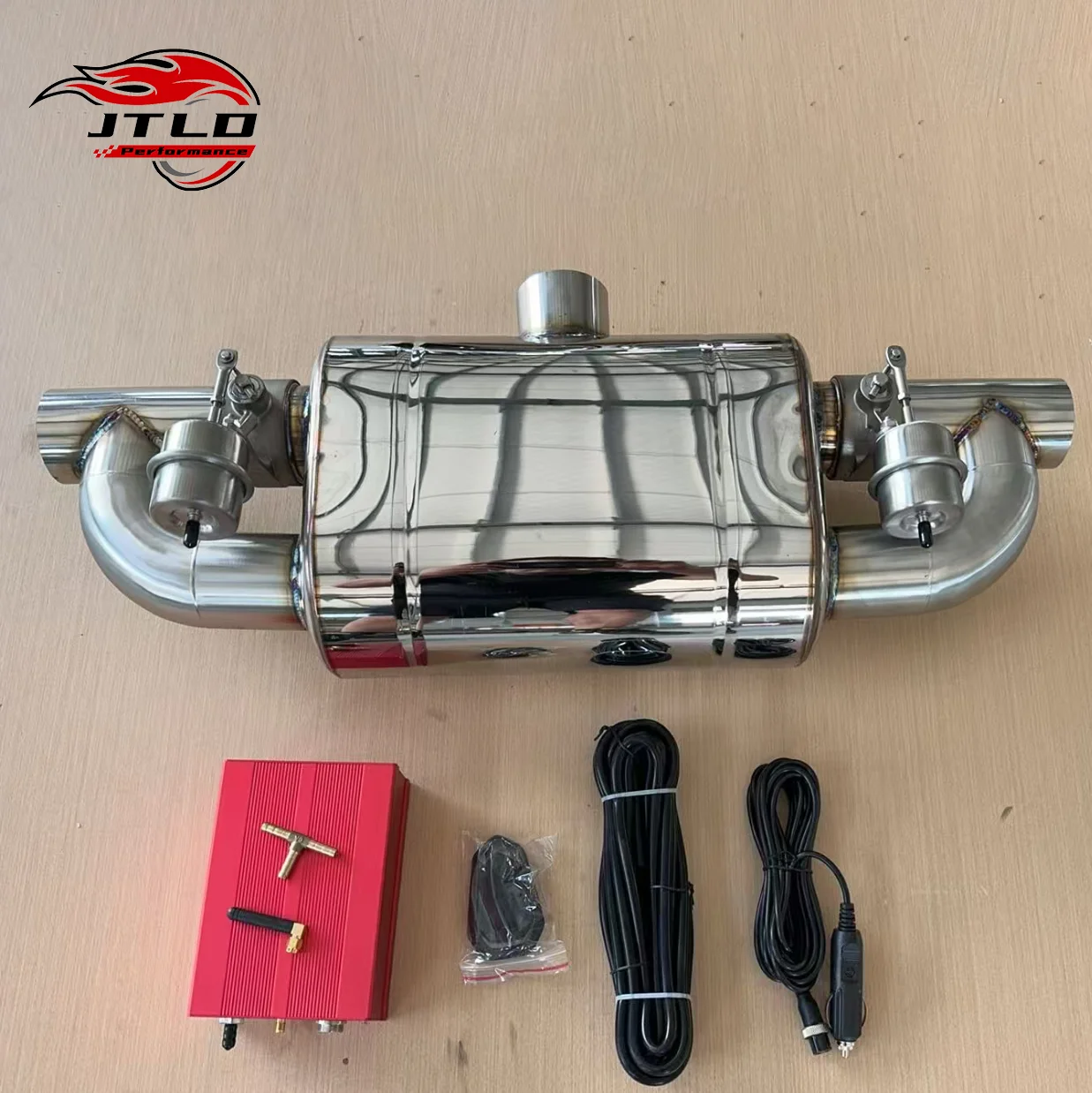 2.5Inch Universal Pneumatic Valve Muffler Kit With Intelligent Controller And High-End Remote Stainless Steel Air Vent S-ilencer