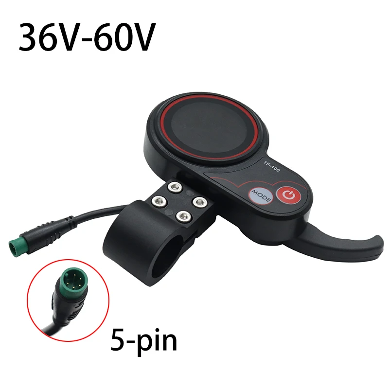 Contrôleur de moteur intelligent sans balais pour scooter électrique TF-100 36V 48V + 5/6 broches tingDisplay pour scooter figuré Kugoo