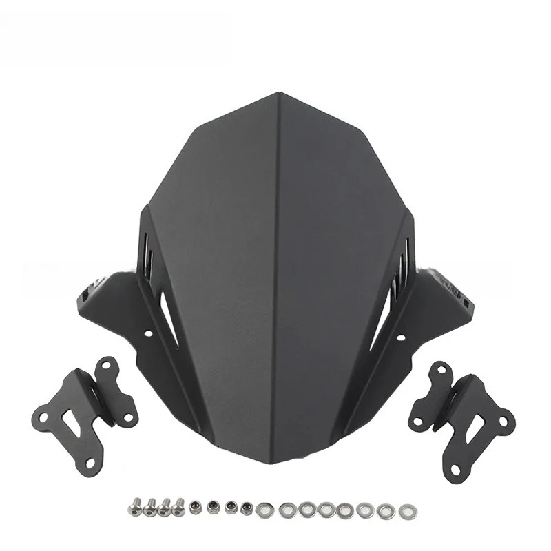 

Motorcycle Windshield Fairing in Solid Black