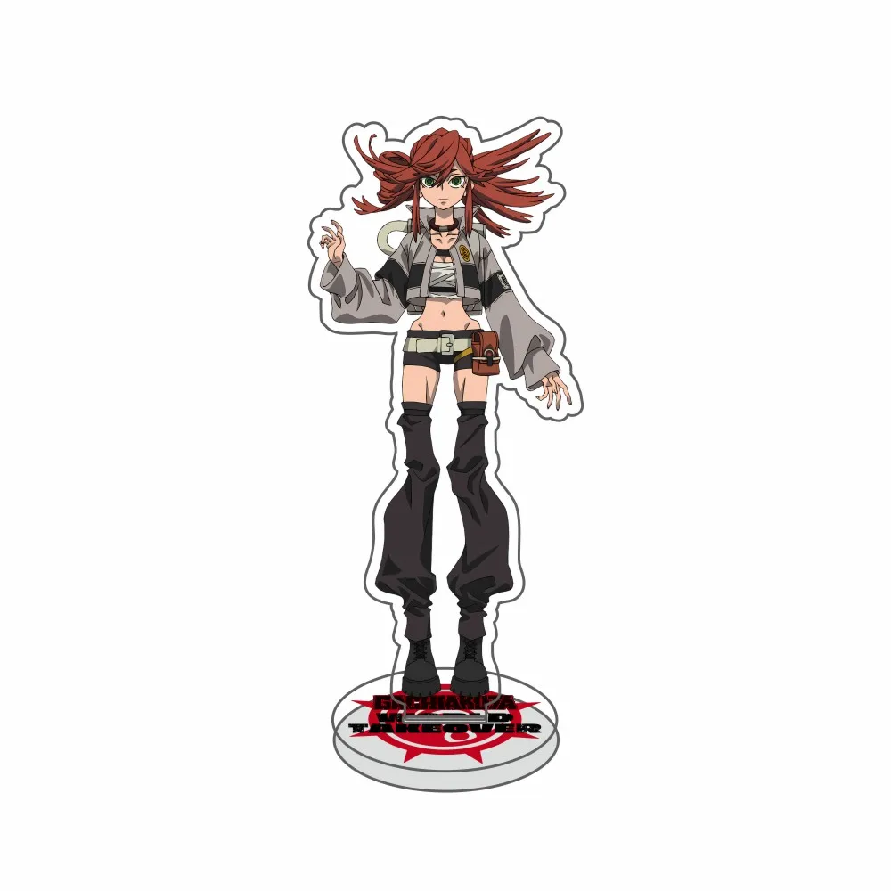 "Gachiakuta" أنيمي 15 سنتيمتر الاكريليك حامل رودو Surebrec و Riyou ريبر سطح المكتب الديكور هدية عيد ميلاد #4