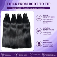 16A Vietnamese Hair Bundles Weft 28 30 inch Bone Straight 100% Human Hair Natural Black 3 4pcs Bundle Raw Hair Bundles Remy Thick Hair Extensions 3