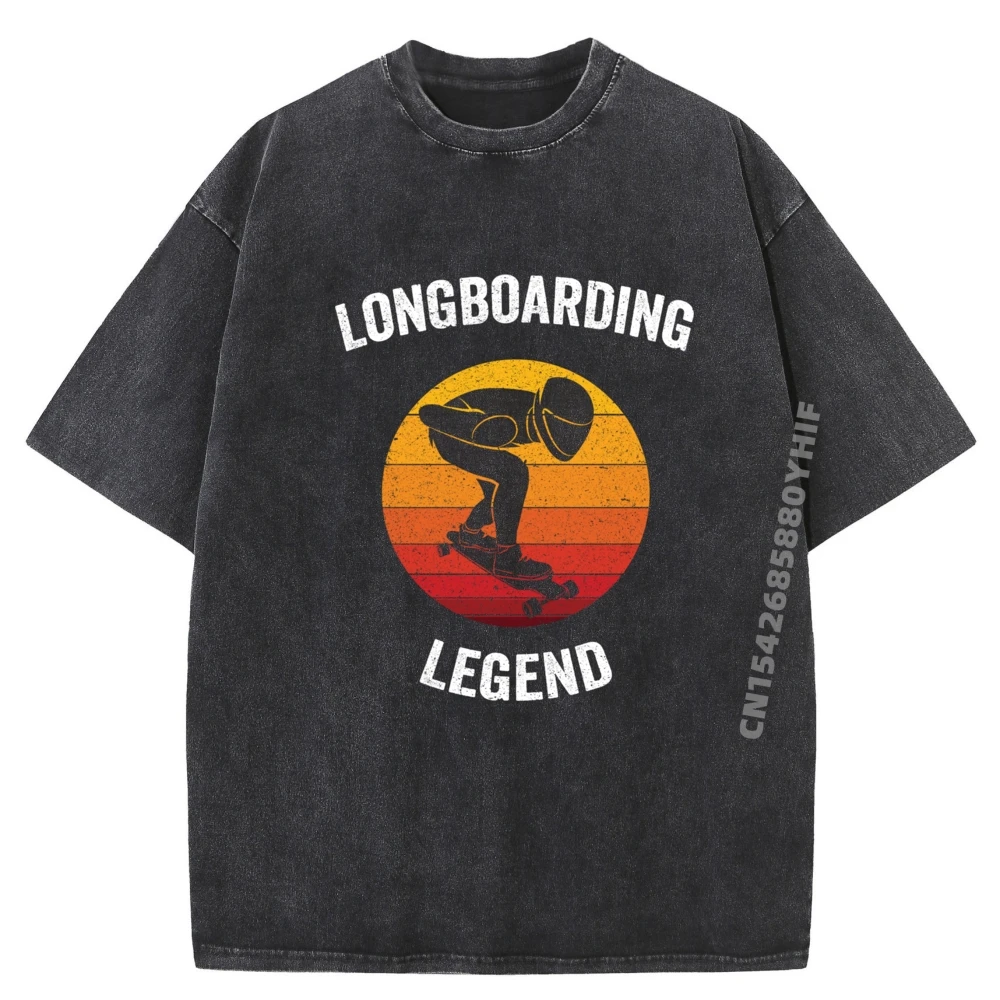 

Топы и футболки Longboard Legend Longboard, футболки с графическим рисунком для мужчин, обычные футболки, стираная одежда в стиле ретро