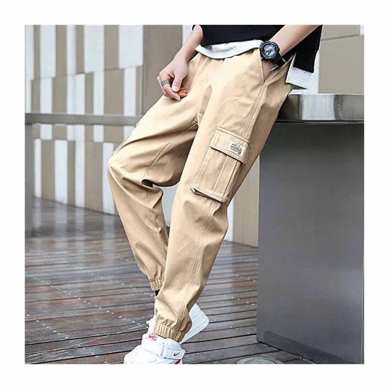 

Autumn Cargo Pants Male Clothing Multi-Pockets Streetwear Baggy Joggers Black Casual Pants for Men Harem Trousers Large Size 5XL