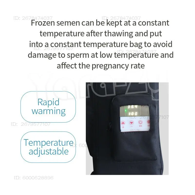 Pig and cattle insemination gun constant temperature bag portable insulation bag coat improver artificial insemination equipment