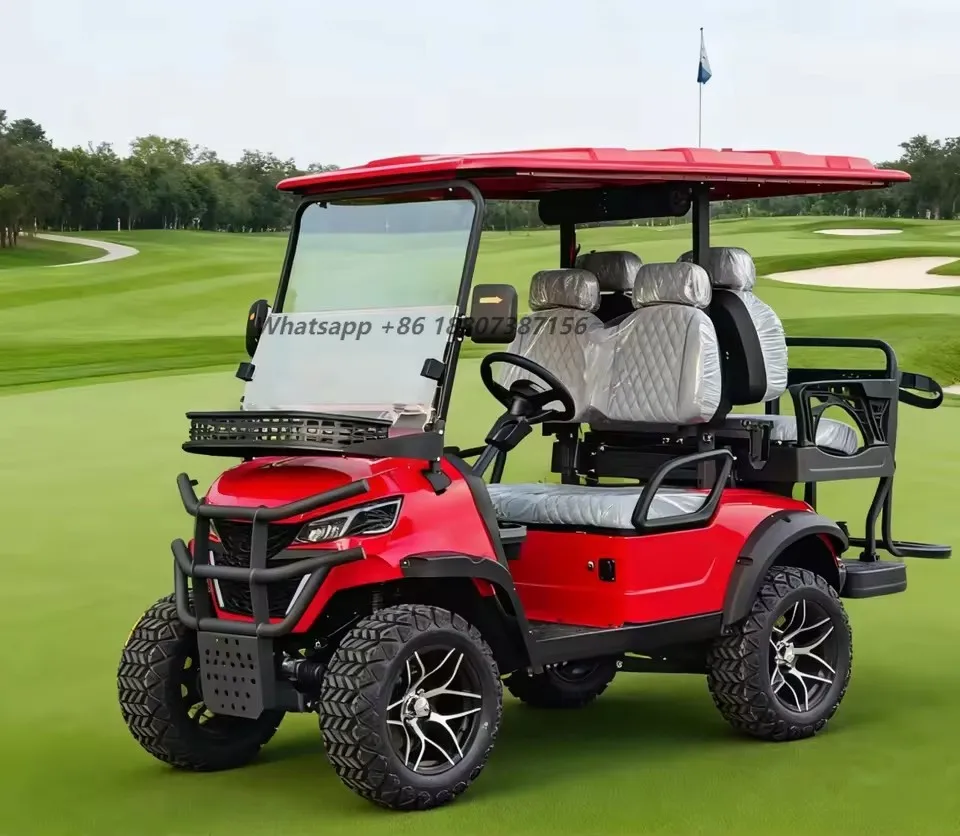 China Made 4 Seats CE Certified Electric Golf Cart Motorized Golf Cart With Lithium Battery for Sale