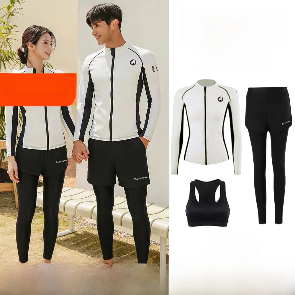 

Men's And Women's Wetsuit Free Snorkeling Long Sleeve Suit Quick Dry Sun Protection 2026 New Swimwear Diving Suits Outdoor Ca...