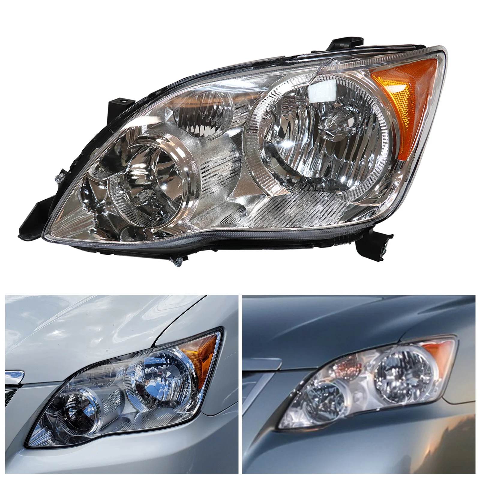 Left Side Car Headlight, HID Driver Side Headlamp Assembly ,Fit for 2008-2010 Toyota Avalon, LH Head Lamp, Car Accessories