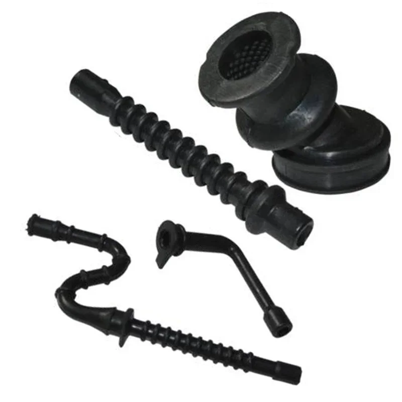 Replacement Intake Manifold Boot Part Accessories 026 MS260 MS240 Rubber Oil Line Impulse Line Black Fuel Line