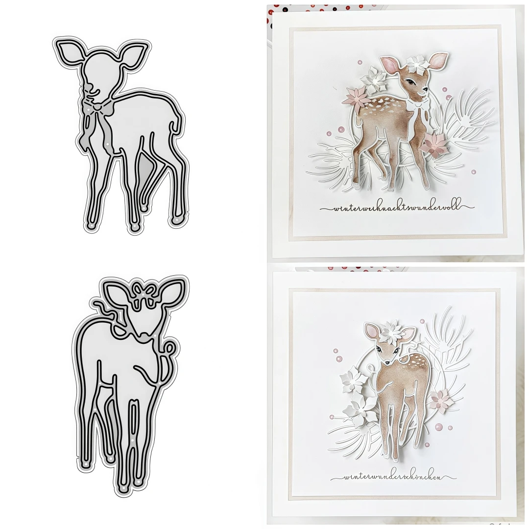 Neue Tier Thema Hirsch Stanzform Geeignet für Weihnachten Scrapbook Album Karte DIY Produktion Punch Präge Dekoration