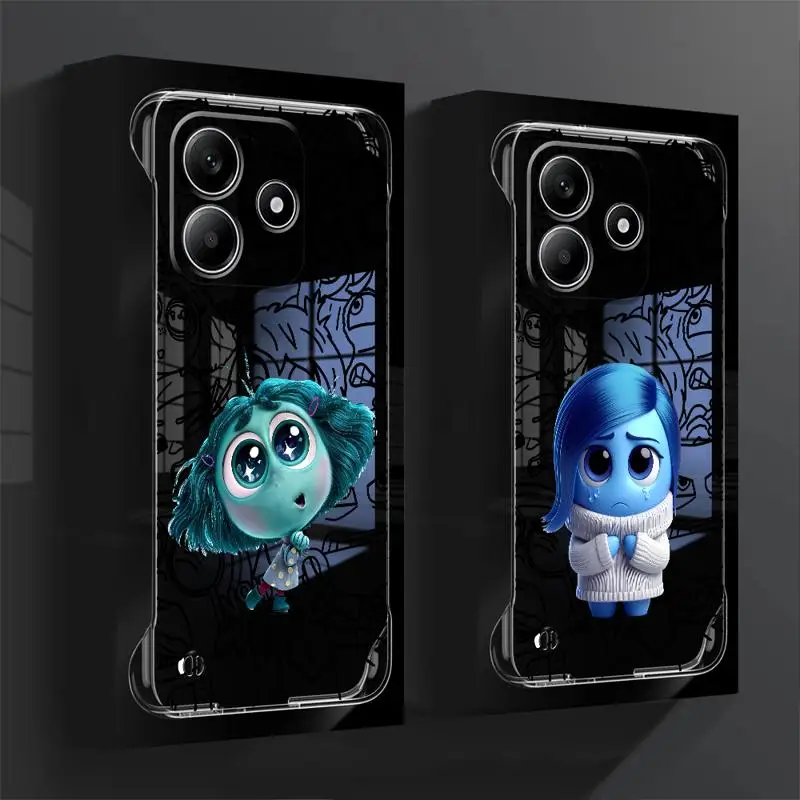 phone case for Redmi note 14 pro plus cases 13 5g 12Pro 13pro 10 12 borderless cooling clear funda Disney Inside Out Vice Mente