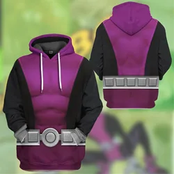 HX Titan Beast Boy Cosplay Costumes, Économie College en 3D, Sweats à capuche PVD, Vêtements pour hommes et femmes, Y-CombMen, Dropshipping