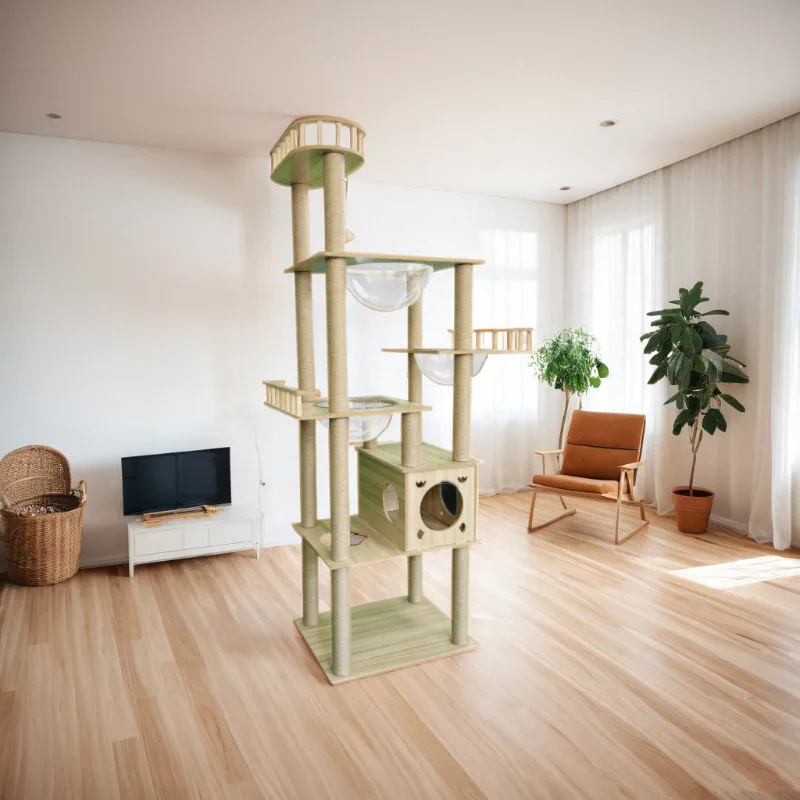 

% -Best-Selling Luxury Eco-Friendly Cat Tree Modern Space Capsule Pet Toy Furniture Sustainable Furniture Made Sisal Fur Carton*
