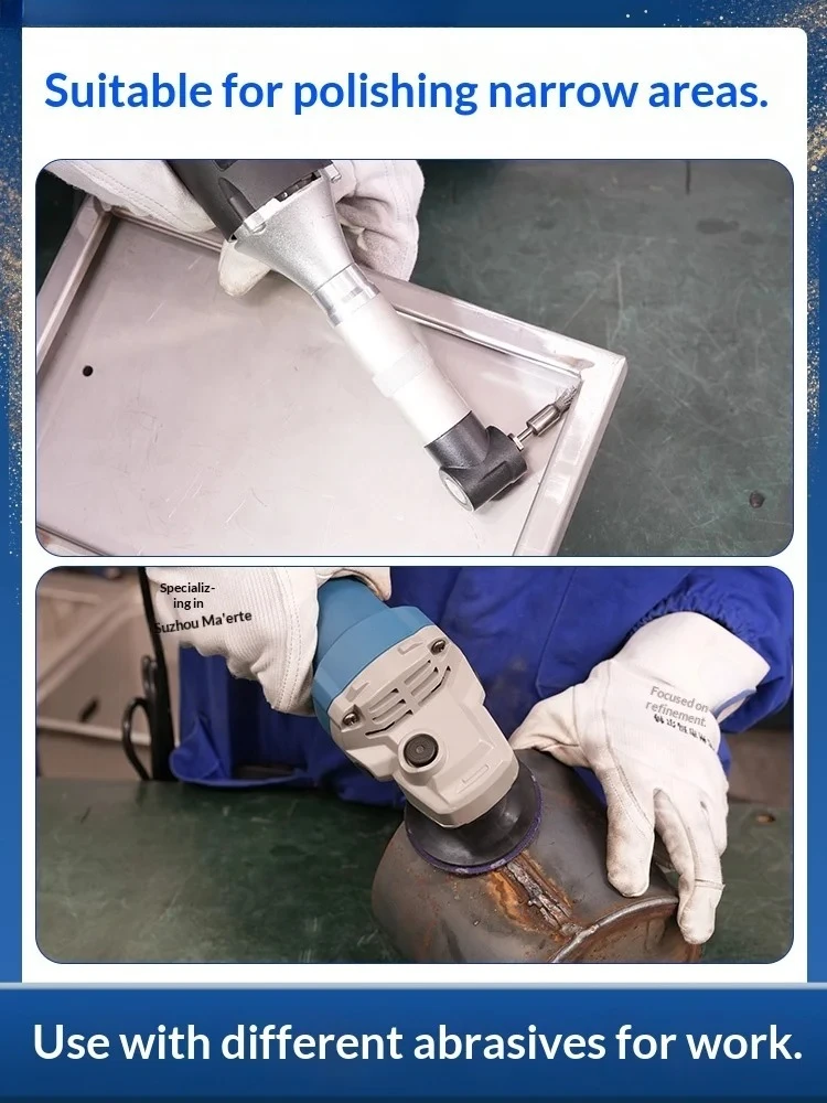 Handheld Variable Control 90 Degree Elbow Grinder for Small Dead Angle Polishing 90 Degree Power Tool