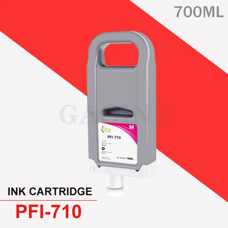 Imagem -03 - para Canon Pfi710 Pfi 710 Compatível Cartucho de Tinta para Canon Tx2000 Tx3000 Tx4000 700ml Alta Qualidade Pigmento Tinta 700ml