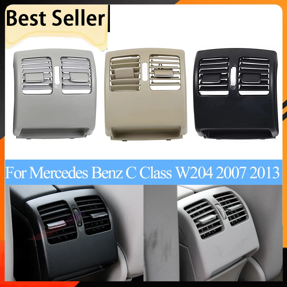 For Mercedes Benz E COUPE W207 C Class W204 C180 C200 C220 2007-2013 Car Rear AC Vent Grille Air Conditioning Outlet Panel Cover
