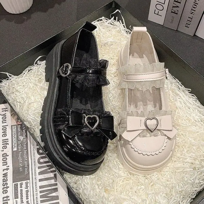 

Новые летние туфли-лоферы JK на платформе для девочек 2025 года, широкая посадка, вязаный жилет, молодежный тренд, весенняя коллекция