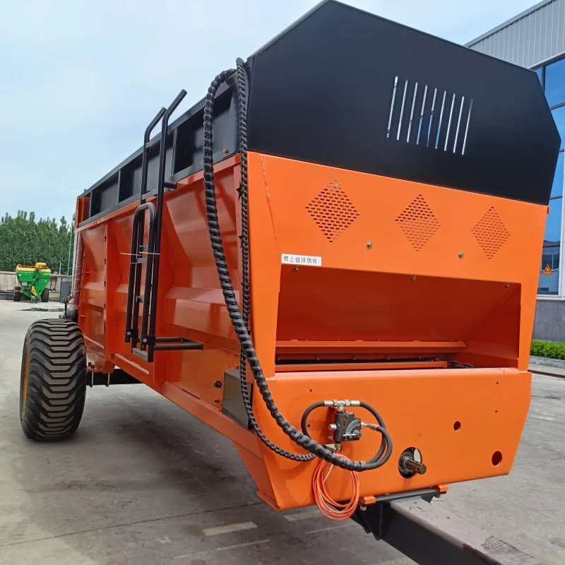 2FGH-10S 10m Dual Vertical Auger Truck-Mounted Hydraulic Control 150 Pump Wet Manure Spreader for Farm Field Semi
