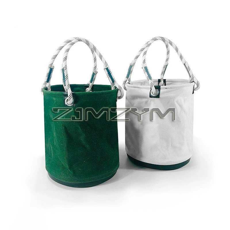 

40*30 см большое ведро для инструментов, многофункциональная парусиновая круглая складная сумка для хранения инструментов для Framer, столяра, электрика