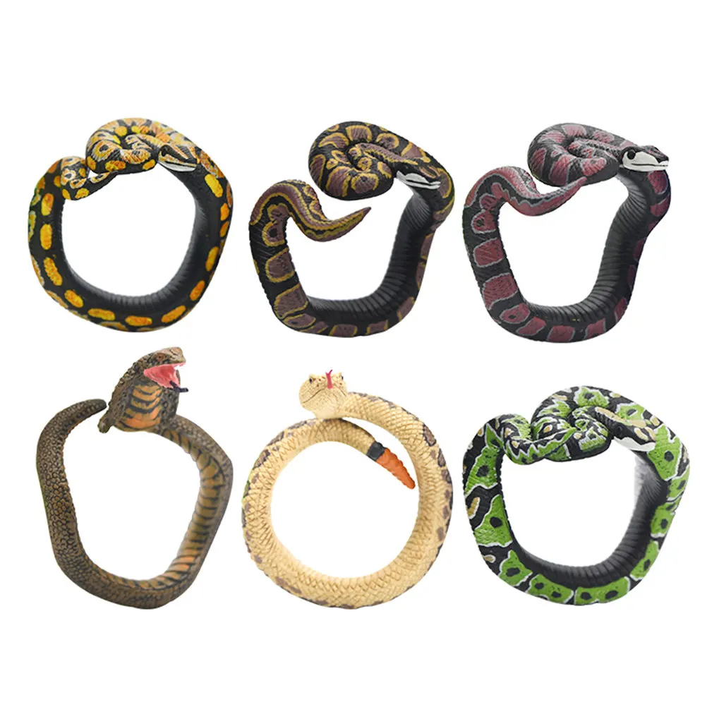 

Authentic Looking Snake Bracelet Realistic Scales Flexible Wrap Design Eco Friendly Material Halloween Costume Party Prank Scary