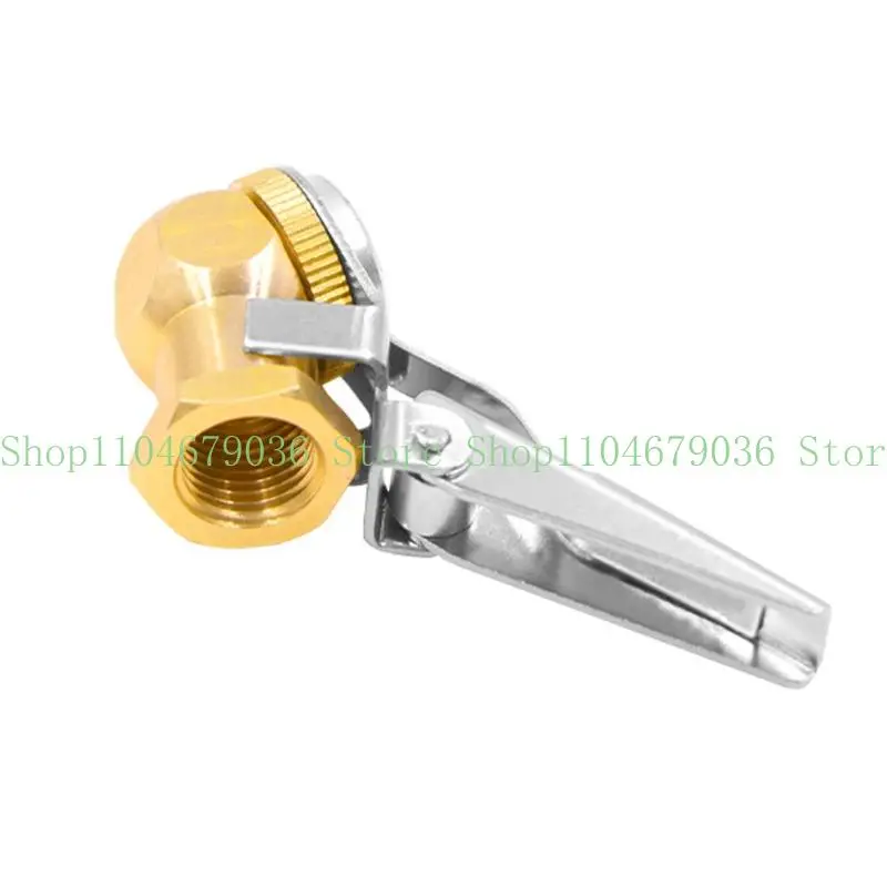 

652F Quick Connection Air Chuck with 8mm 12mm Adapter Suitable for Multiple Vehicle E Bike Types Car Motorcycles Easy to Use